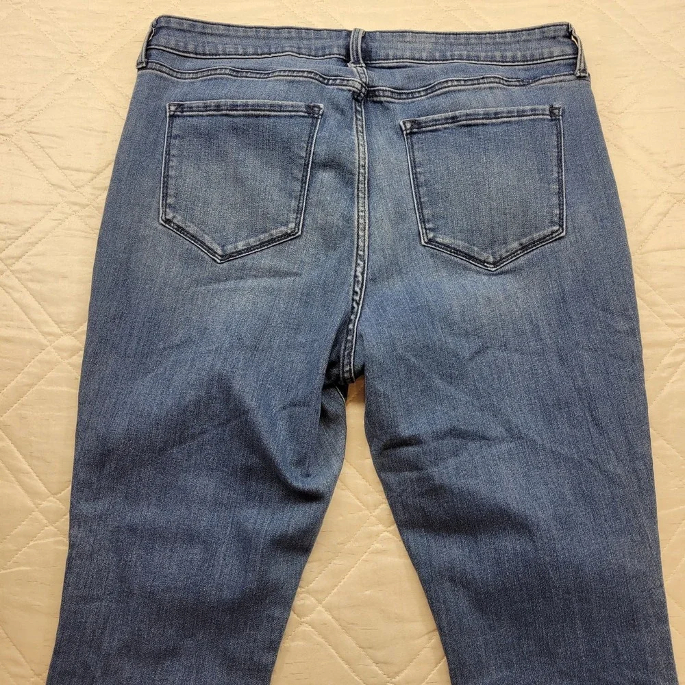 Old Navy High‎ Rise Super Skinny blue jeans size 16 - Picture 6 of 6